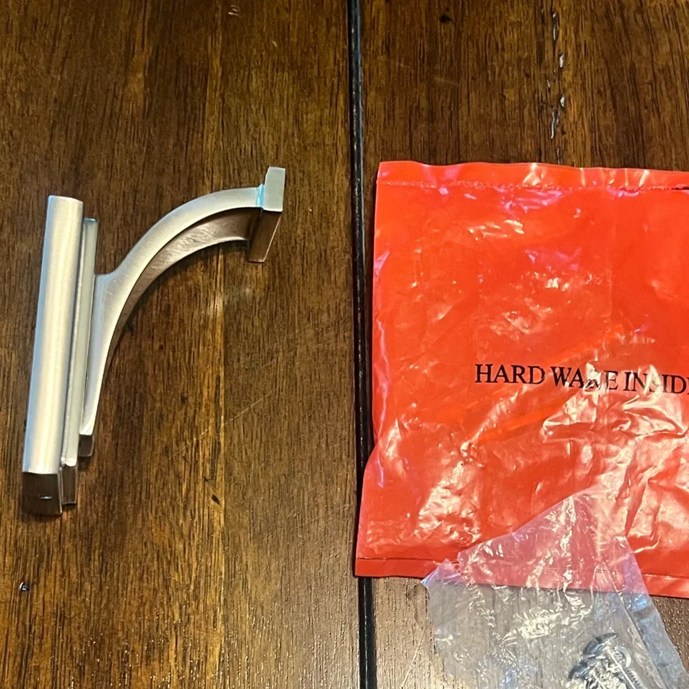 NEW🩶RESTORATION HARDWARE STRANDE Hook in Satin NICKEL $45
